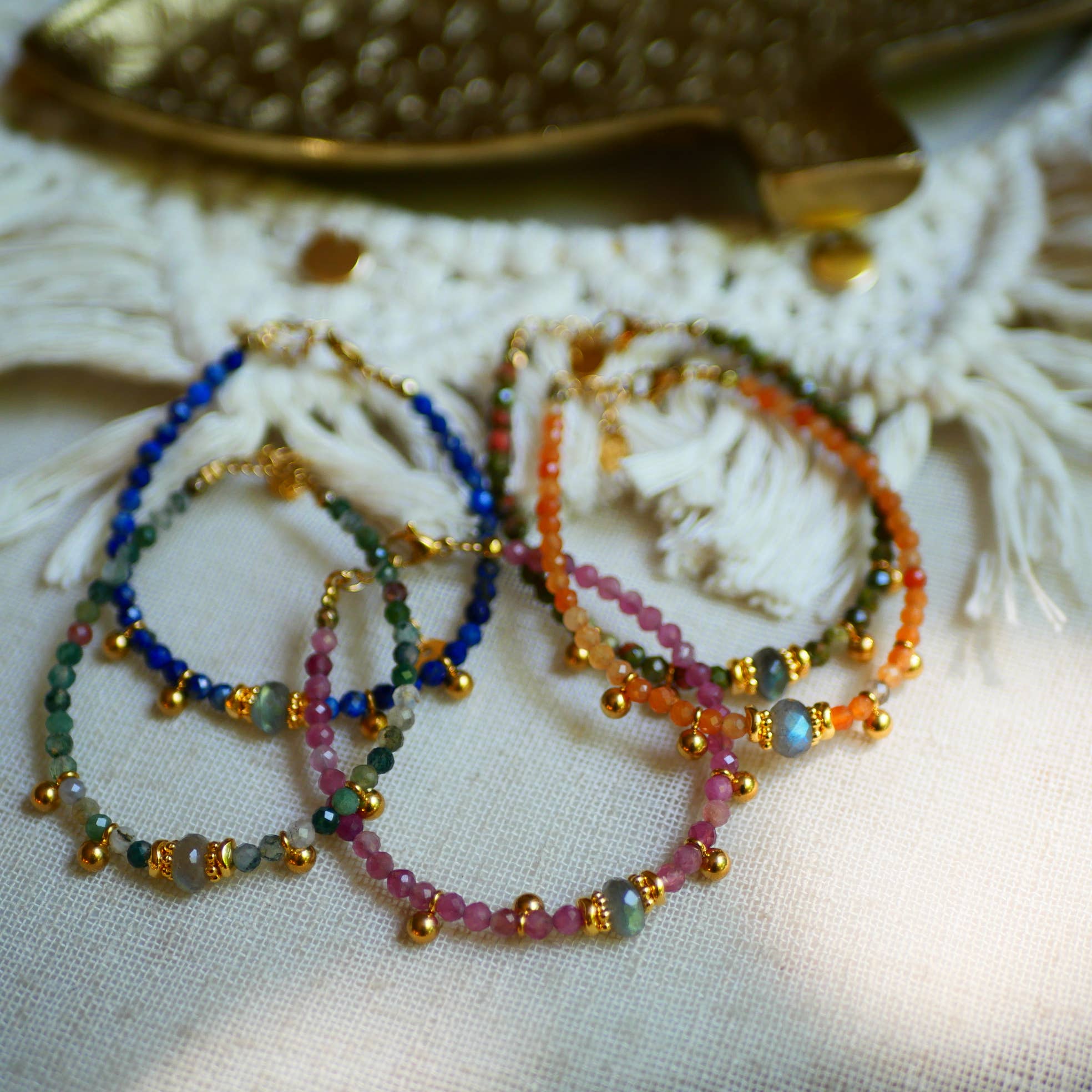 GINANDGER - Wholesale Beaded Bracelet - ANUBHAV BRACELET CHOICE OF STONES3