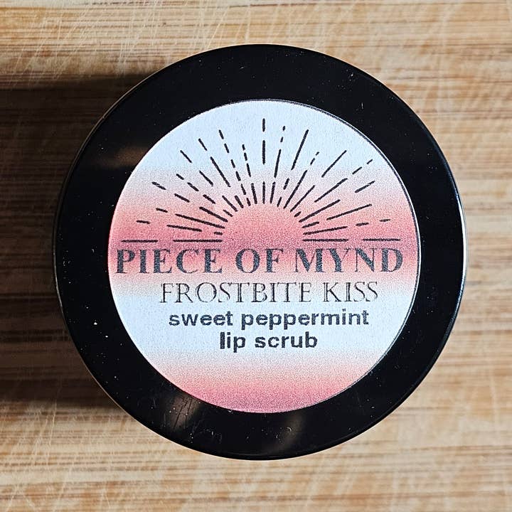 Frostbite Kiss | Seasonal Lip Scrub | Peppermint + Vanilla for wholesale by Piece of Mynd