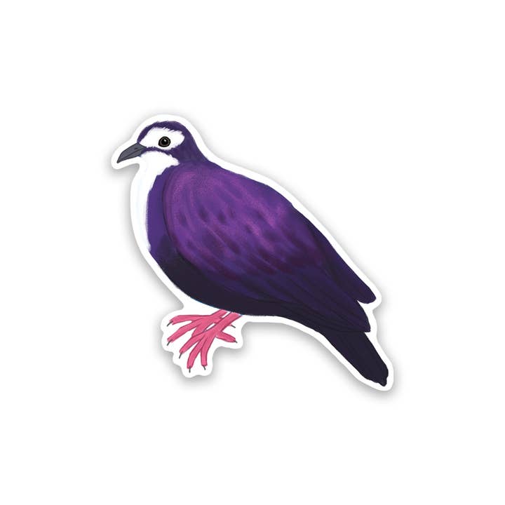 White Breasted Ground Dove Vinyl Sticker Decal for wholesale by Proper Wolf