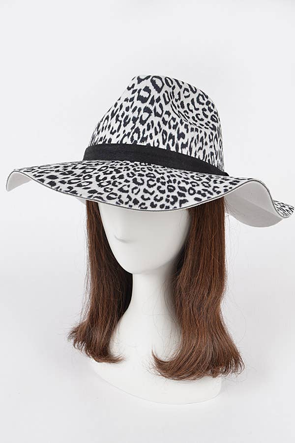 Shop Neighbors - Wholesale Fedora - Women's - Leopard Print Fedora0