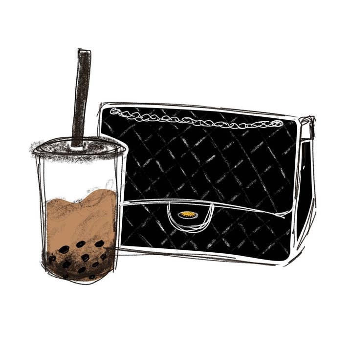 My Ohh My Studio - Wholesale Art Print - Boba & Bag Art Print1