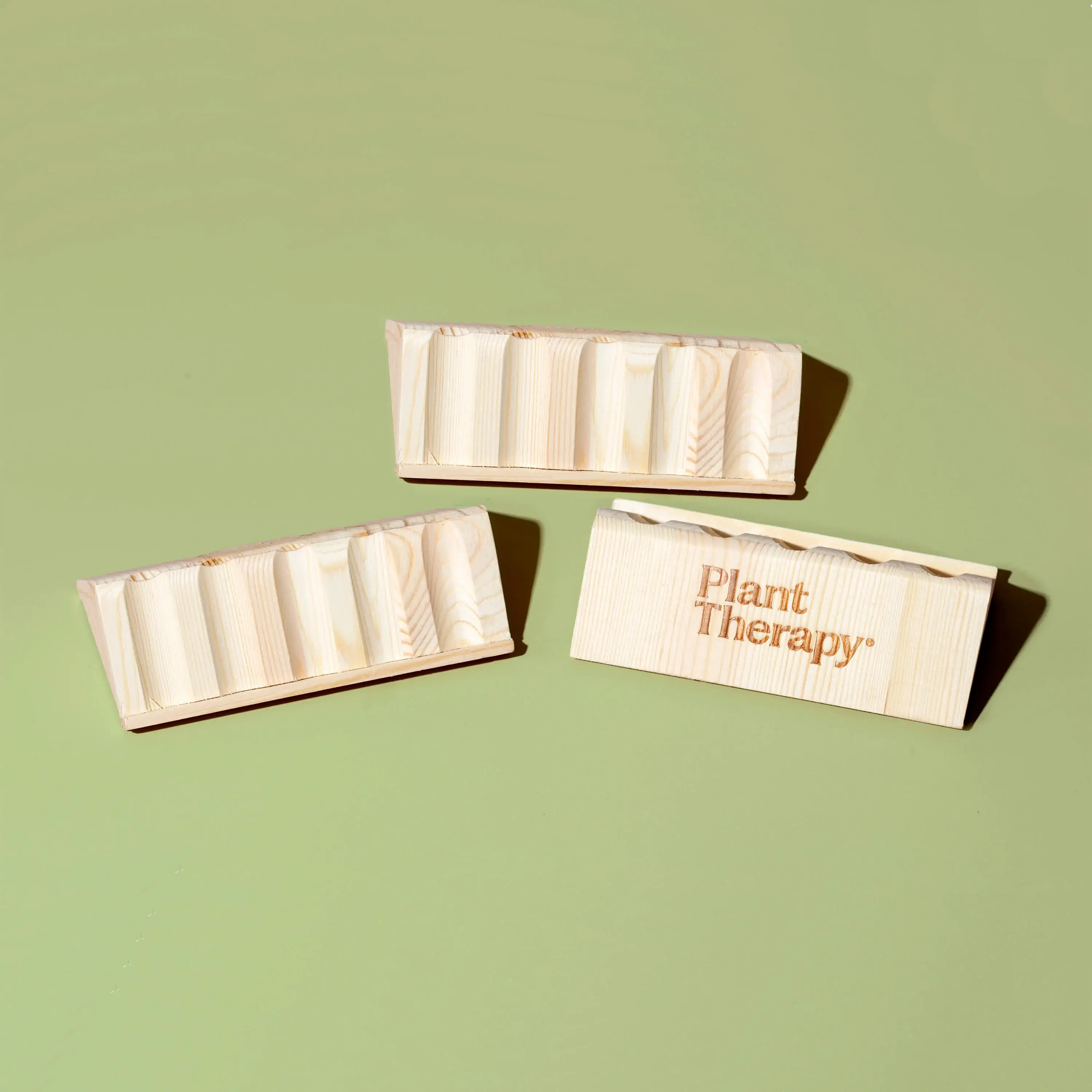 Plant Therapy - Wholesale Essential Oil Holder - Essential Oil Wooden Storage Display - Set of 32