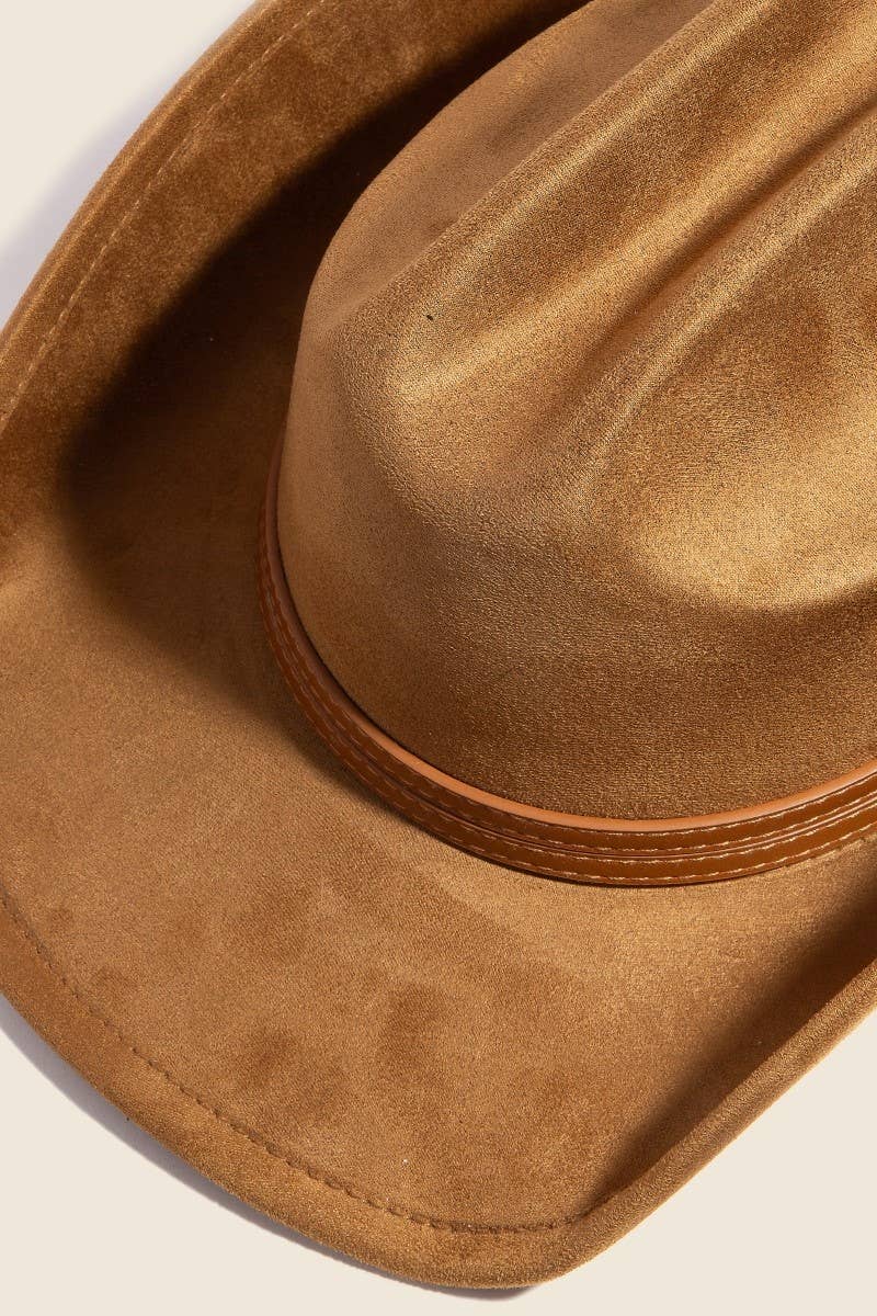 Anarchy Street – wholesale Fedora – Women’s – Double Belt Suede Western Cowboy Hat6