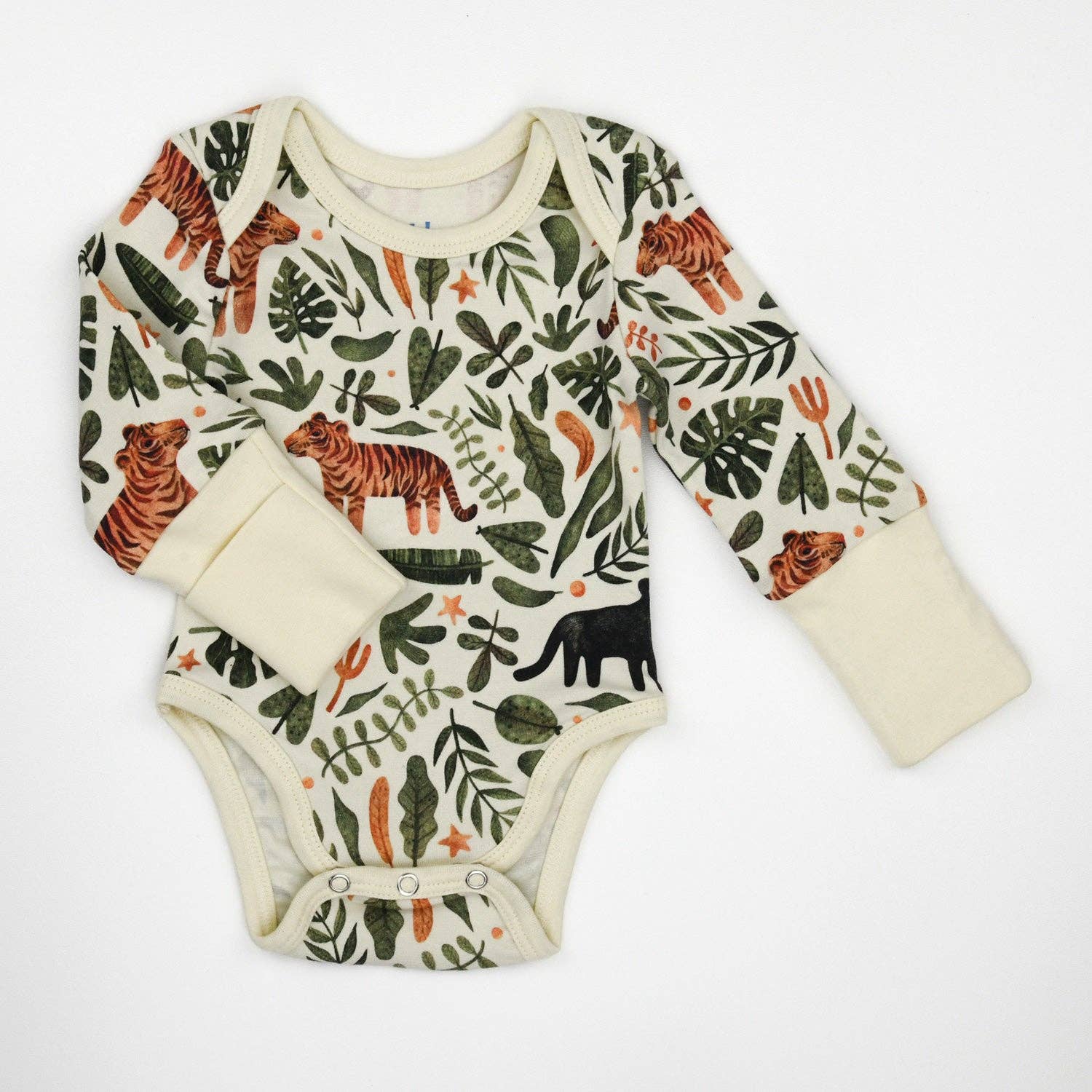 Earthy - Wholesale Bodysuit (Non-Footed) - Baby - Organic Cotton Long Sleeve Baby Bodysuit, Zephyr1