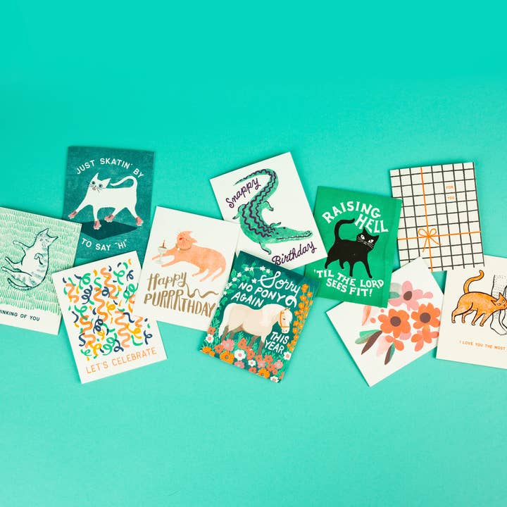 Bromstad Printing Co. - Wholesale Thinking of You Card - Thinking of You - Risograph Card