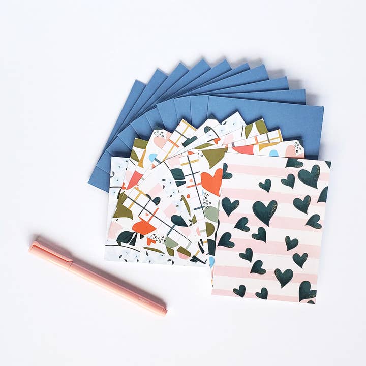 You're So Lovely Mini Card Set (Set of 10) for wholesale by Lucky Dog Design Co.