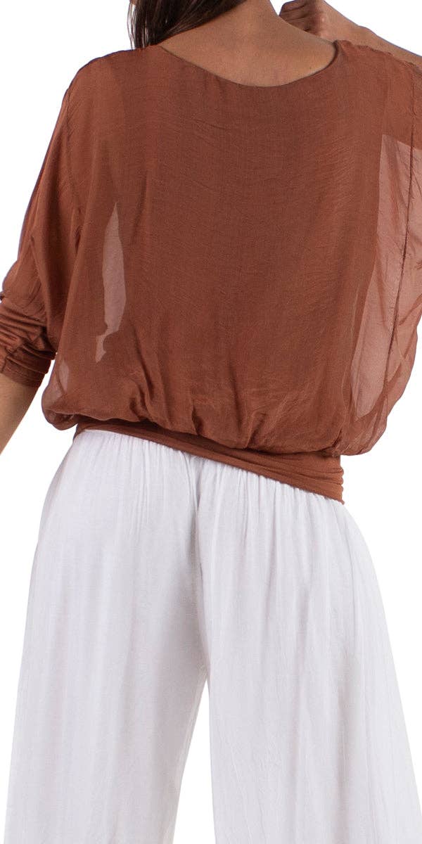 Gigi Moda - Wholesale Blouse - Women's - Sheer Batwing Blouse12