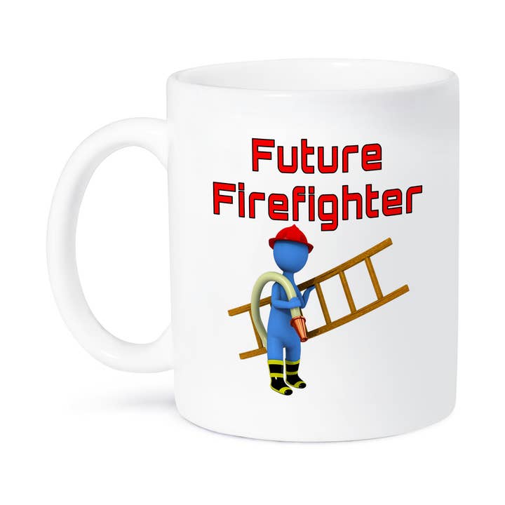 3dRose - Wholesale Coffee Mug - 3dRose, A little Future Firefighter for any kid who dreams of being a fireman., Mug8