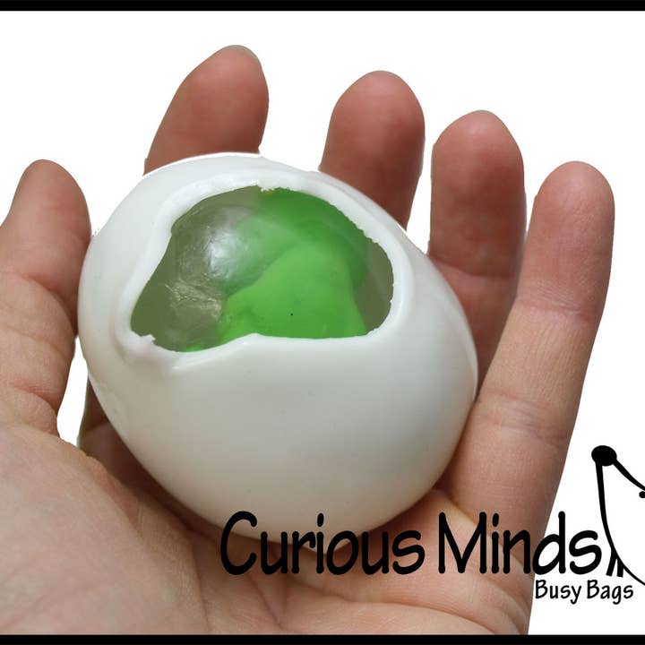 Curious Minds Toys - Wholesale Squishy toy – Kids & Baby - 1 Hatching Dinosaur Egg Squeeze Stress Ball - Sensory, St3