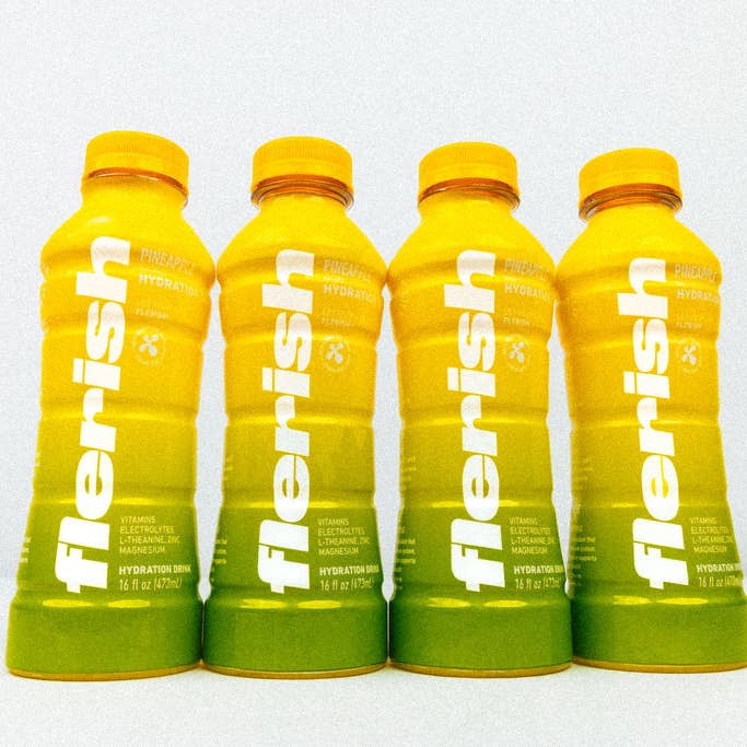 Flerish - Wholesale Sports/Energy Drink - Pineapple 12 Pack1