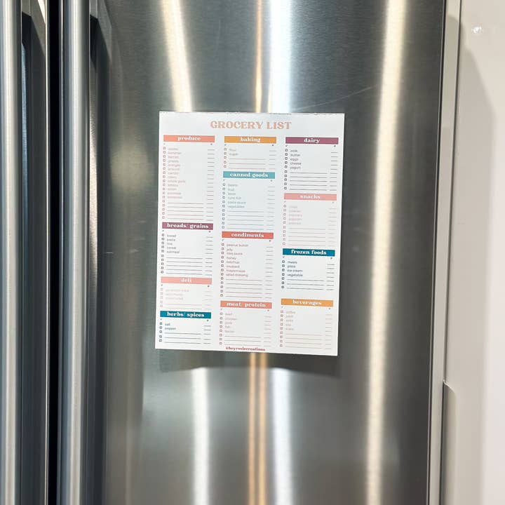 Hey Rosie Creations - Wholesale Notepad - Grocery List Notepad3