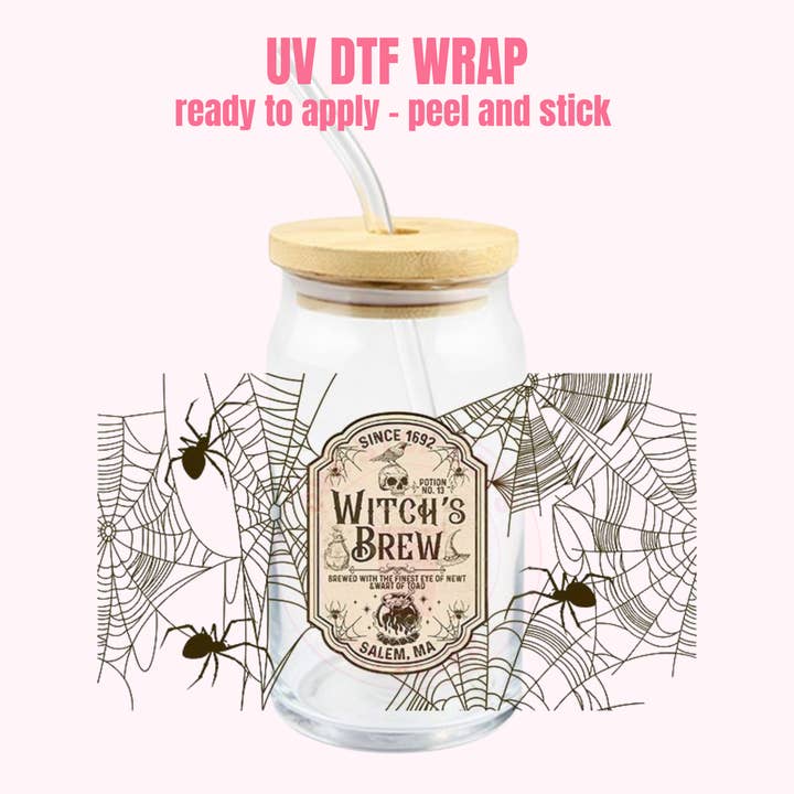 UV DTF Cup Wrap Halloween 120 for wholesale by One Stop Cups