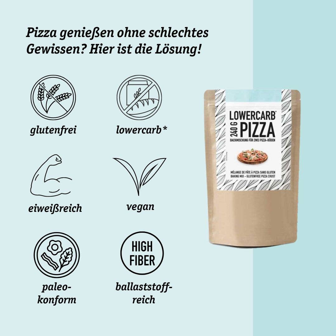Organic Workout – wholesale Bread mix – Lower-Carb* Pizza Mix for Two Gluten-Free, Vegan Pizza Crusts2