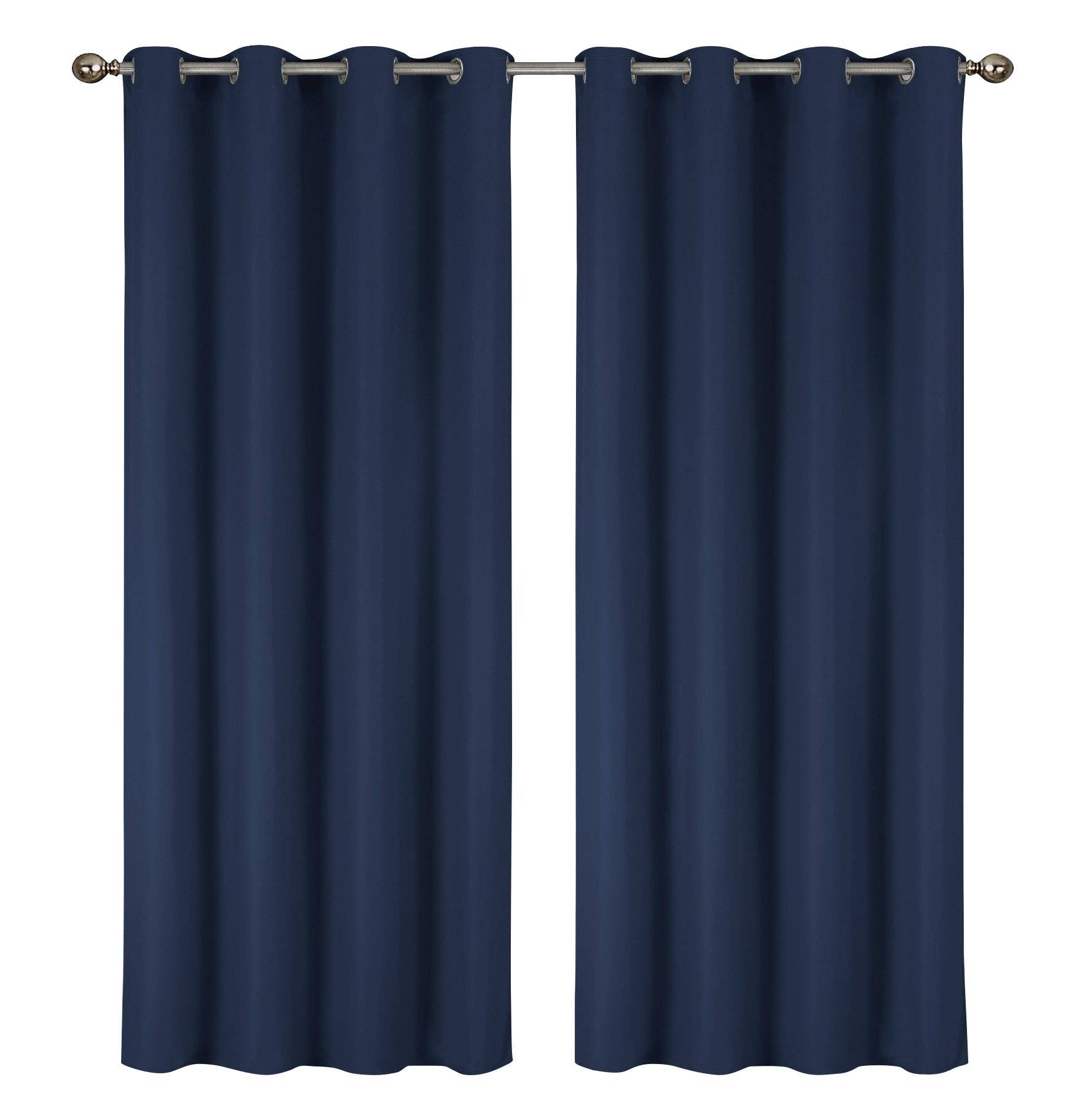 J&V TEXTILES – wholesale Curtain – 2 Pack - 55'' X 84'' Solid Thermal Blackout Panels (19 Colors)12