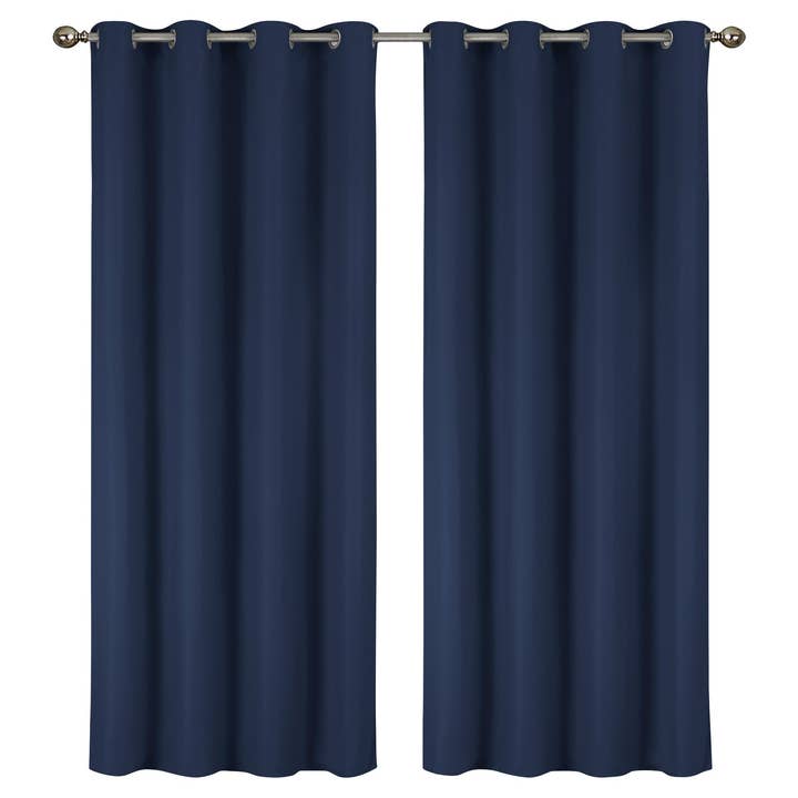 J&V TEXTILES - Wholesale Curtain - 2 Pack - 55'' X 84'' Solid Thermal Blackout Panels (19 Colors)12