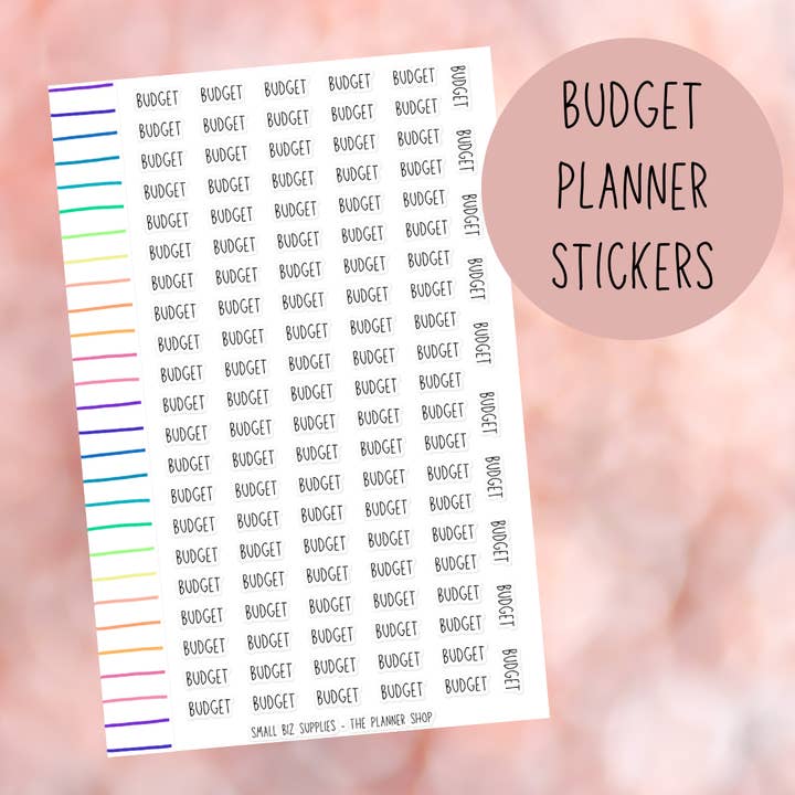 Small Biz Supplies – wholesale Sticker – Budget Planner Stickers