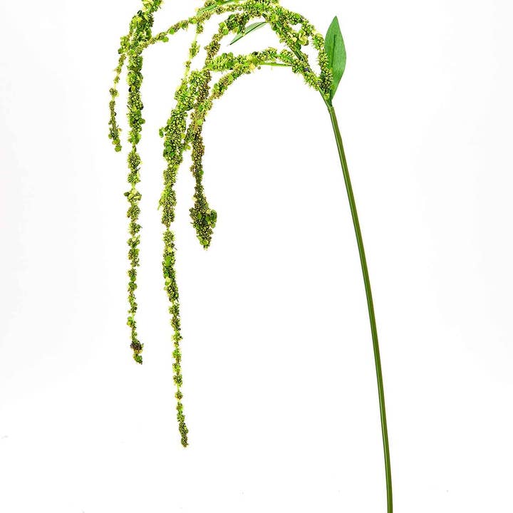 Artificial Amaranthus Dangling Spray 46" - Green for wholesale on Faire