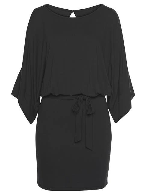 Black LASCANA Women's Cold Shoulder Bodycon Dress for wholesale on Faire