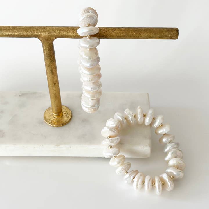 Panos Pearl Bracelet for wholesale by Jeny Baker Designs