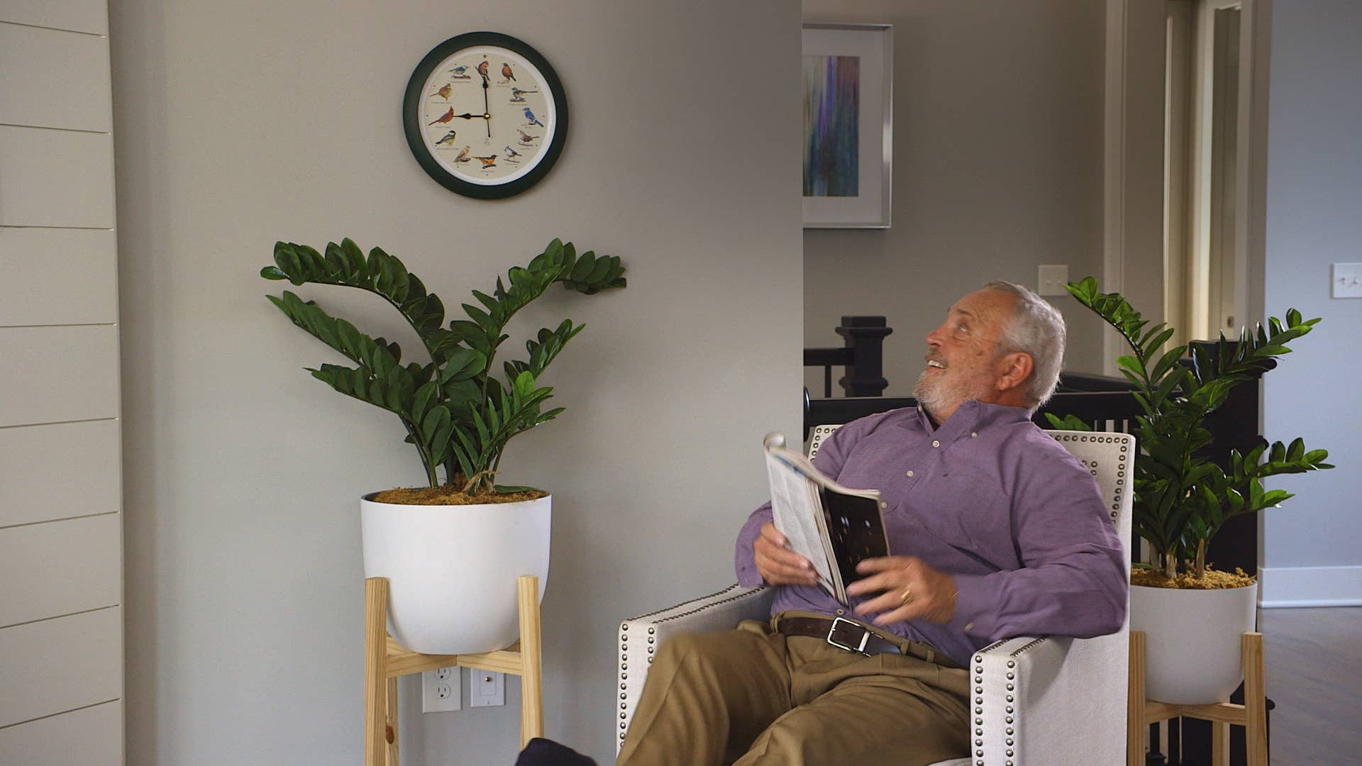 Mark Feldstein & Associates - Wholesale Wall Clock - 25th Anniversary Original Singing Bird Clock, 13 Inch, Green7