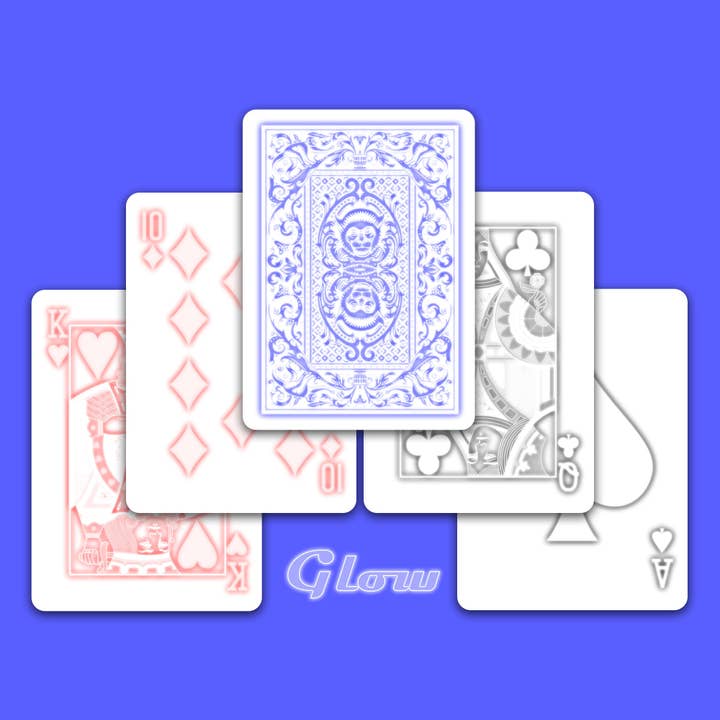 Superior Print on Demand - Wholesale Playing Cards - Glow: The Playing Card Deck, Neon Playing Cards, Neon Light