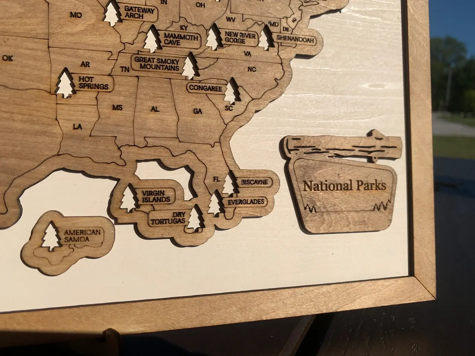 See You On The Trail - Wholesale Map - Fillable National Parks Travel Map - Adventure/Hiking/Camp3