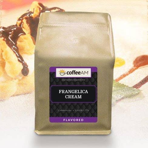 Frangelica Cream Flavored Coffee for wholesale by CoffeeAM