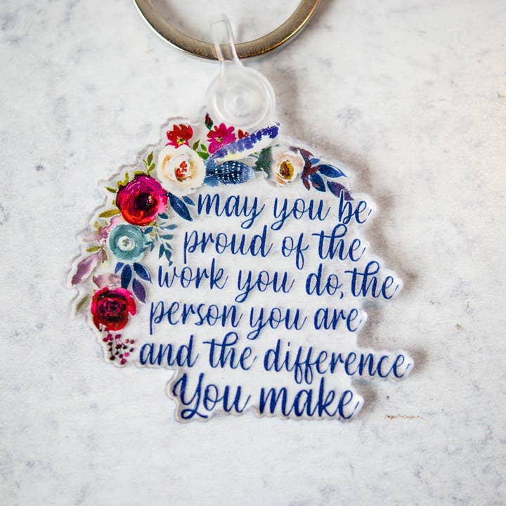 Social Worker, Keychain for wholesale by Savannah and James Co