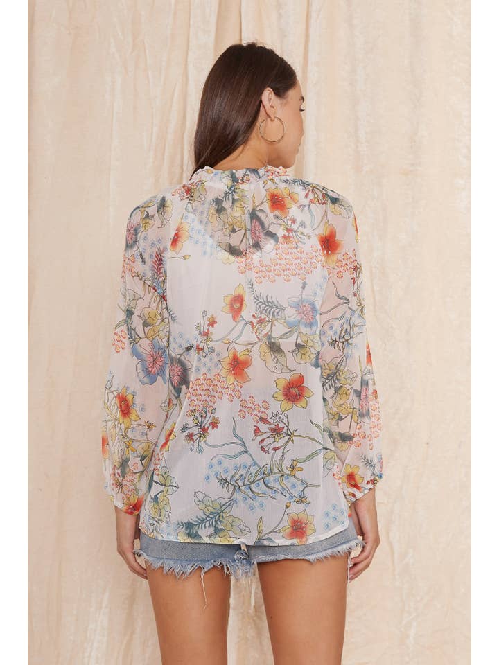 RAGA - Wholesale Button Down Shirt - Women's - Rosa Tunic1