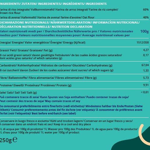 magnatera Pangea srl - Wholesale Pasta - GLUTEN-FREE PASTA, WHOLE GRAIN RICE AND OATS made in Italy6