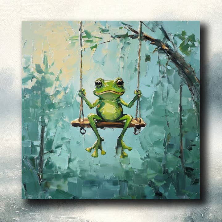 Imán de nevera de rana - Compra impulsiva Producto de alto margen para venta al por mayor de frostedgrey