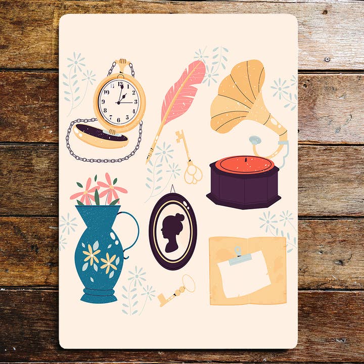 Jane Austen antique Metal Wall Sign for wholesale by The British Metal Signs Company