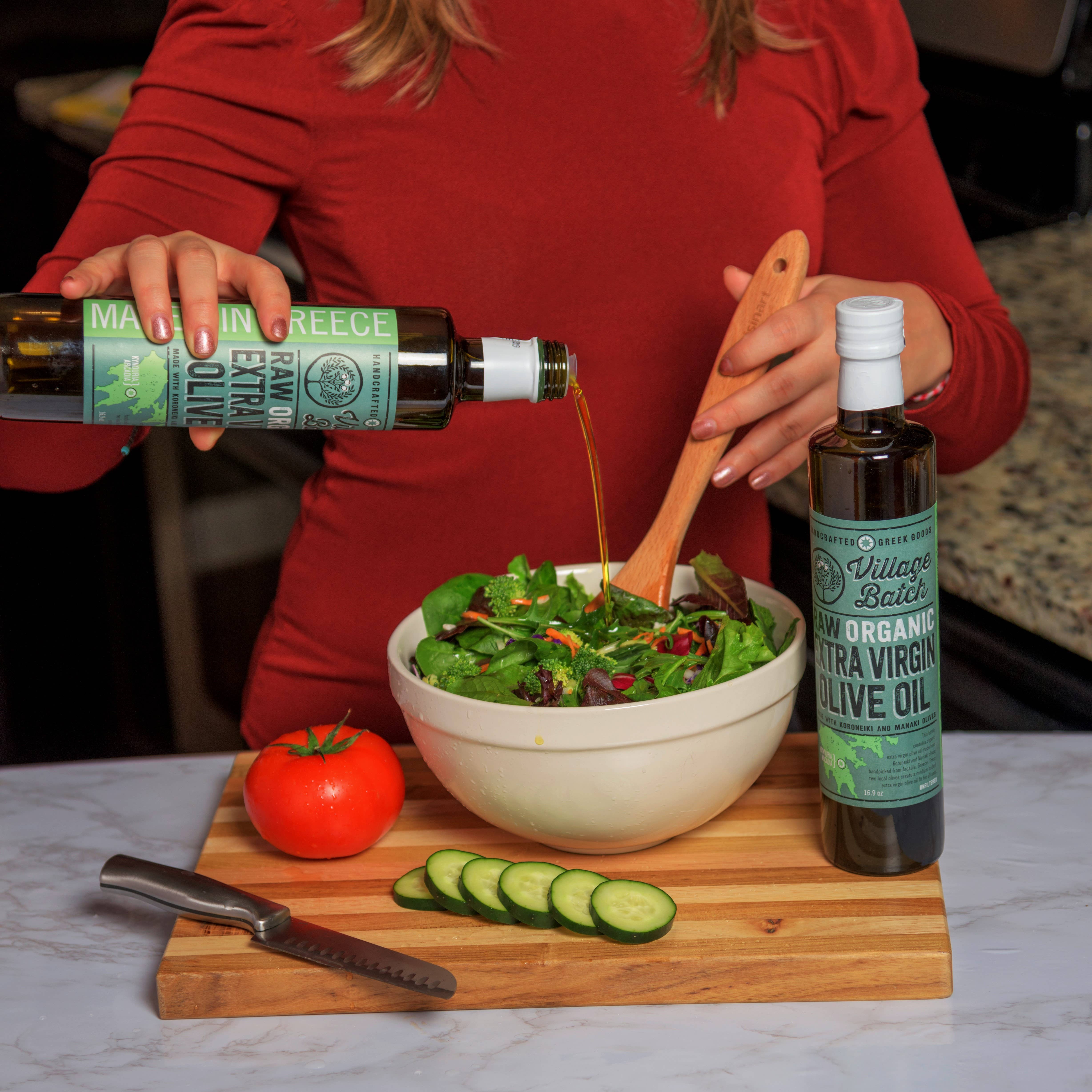 Village Batch - Wholesale Olive Oil - Raw Organic E.V Olive Oil - 16.9 oz1