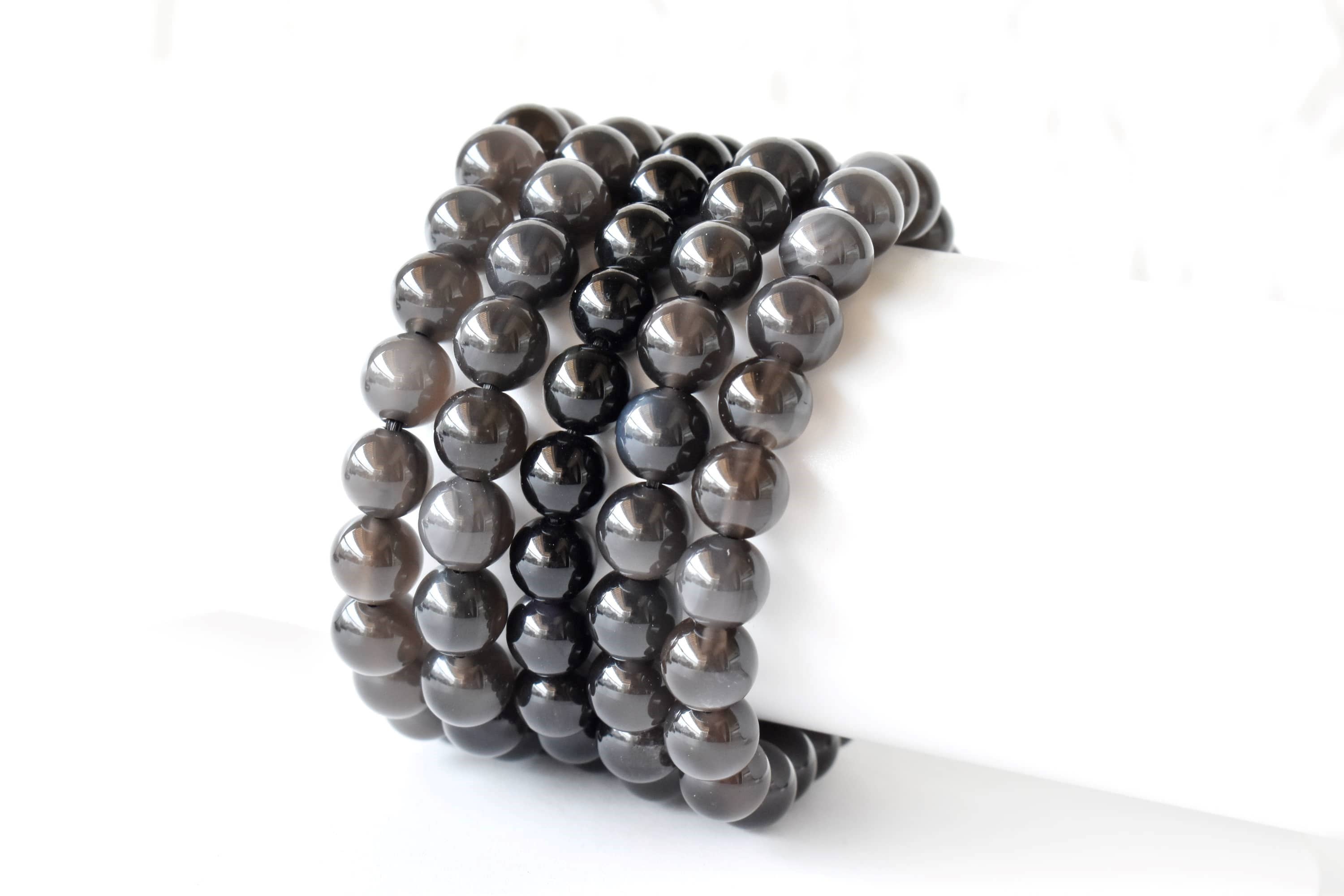 Soothing Crystals - Wholesale Beaded Bracelet - Healing Bracelet | Black Obsidian | Gemstone Bracelet11