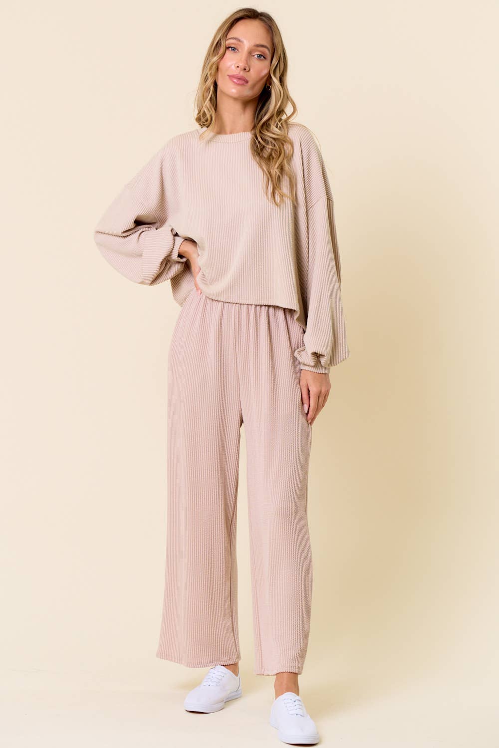 lovely melody - Wholesale Knit Top - Women's - LMT4100-Manifest ribbed top23