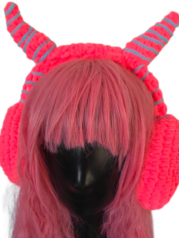 Coral Shock Earmuffs for wholesale by A Creative Wonderland