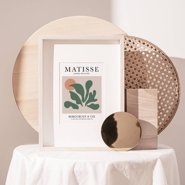 Sugar & Canvas – wholesale Konsttryck – Henri Matisse Cut-Outs Vintage Affisch Art Print | Matisse Print, Matisse Affisch, Berggruen och Cie, Papiers Decoupes, Botanisk Tryck #M256
