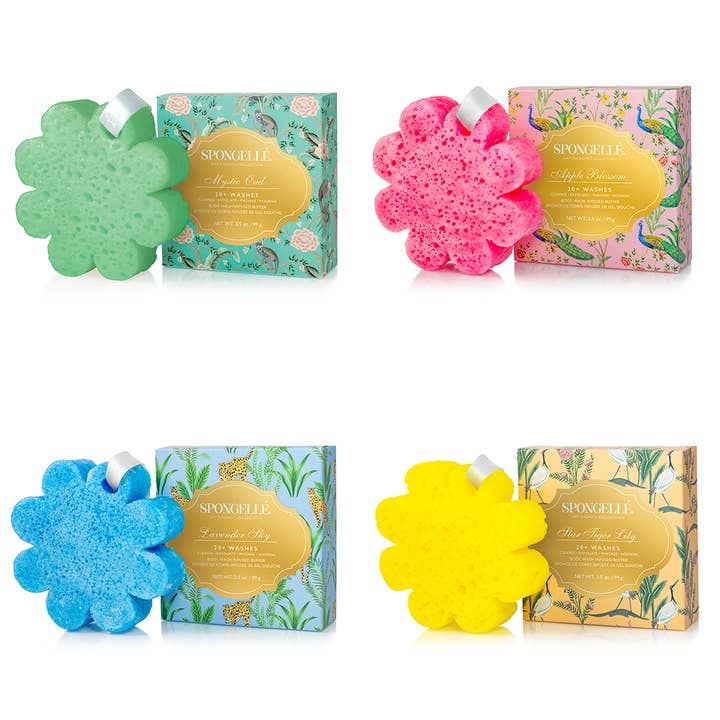 Spongellé | Easter Gifts | Mother's Day 2026 | Spring Gifts – Großhandel Badepuff/-schwamm – Art Chinois Sortiertes Paket1