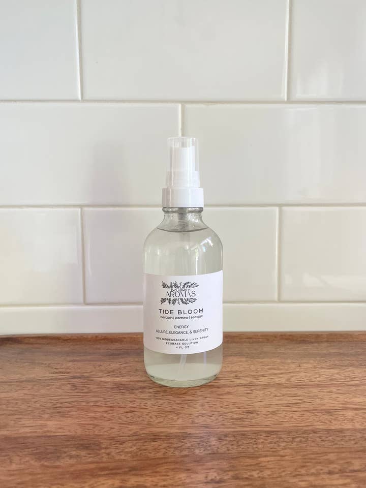 TIDE BLOOM: Linneduftspray, 4 fl oz for engroshandel hos AROMAS