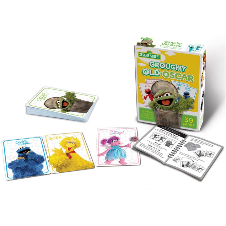 Masterpieces Puzzles - Wholesale Card Game - Sesame Street - Grouchy Old Oscar Card Game1