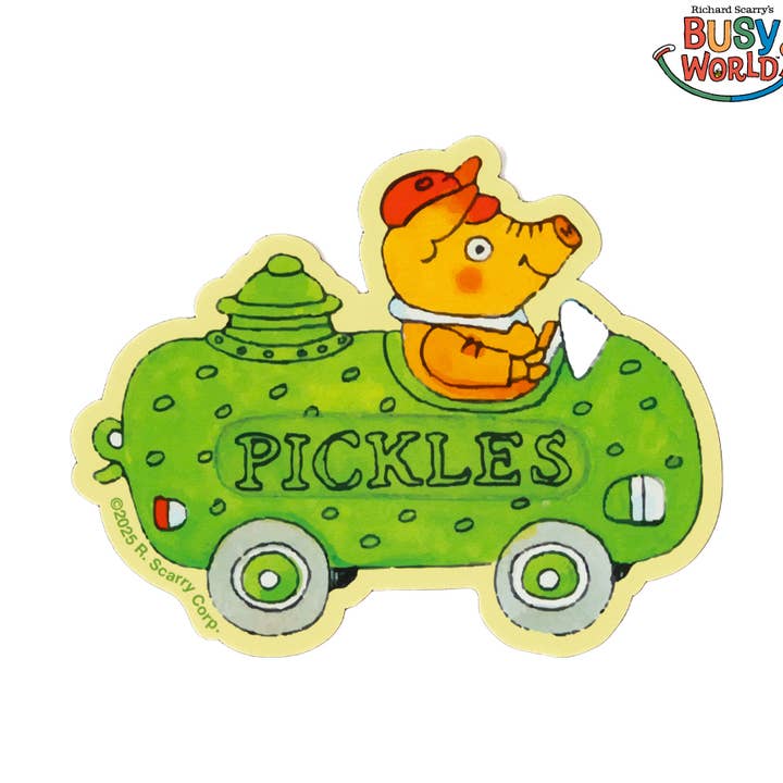 3P4 x Richard Scarry® - Calamita Auto a Forma di Cetriolo per la vendita all'ingrosso da parte di Three Potato Four