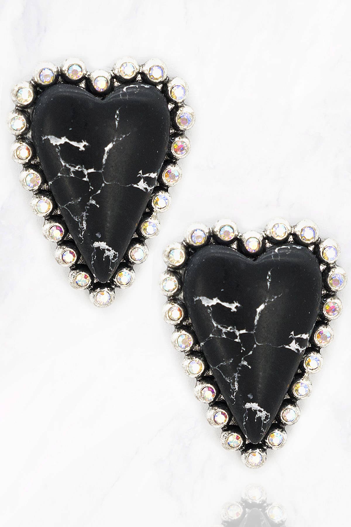 Suzie Q USA - Vendita all'ingrosso Orecchini pendenti - Orecchini a forma di cuore3