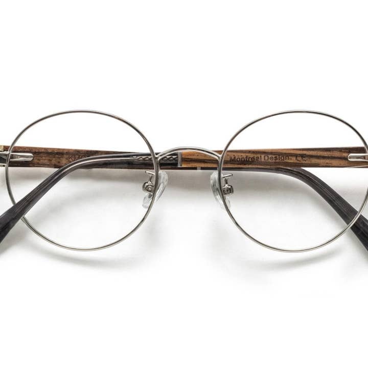 Joy SIlver Blue Light Blocking Glasses for wholesale by Kraywoods Eyewear