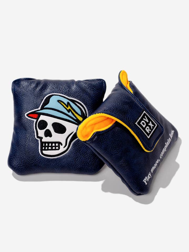 Icon Mallet Putter Cover - Navy Blue for wholesale by Devereux