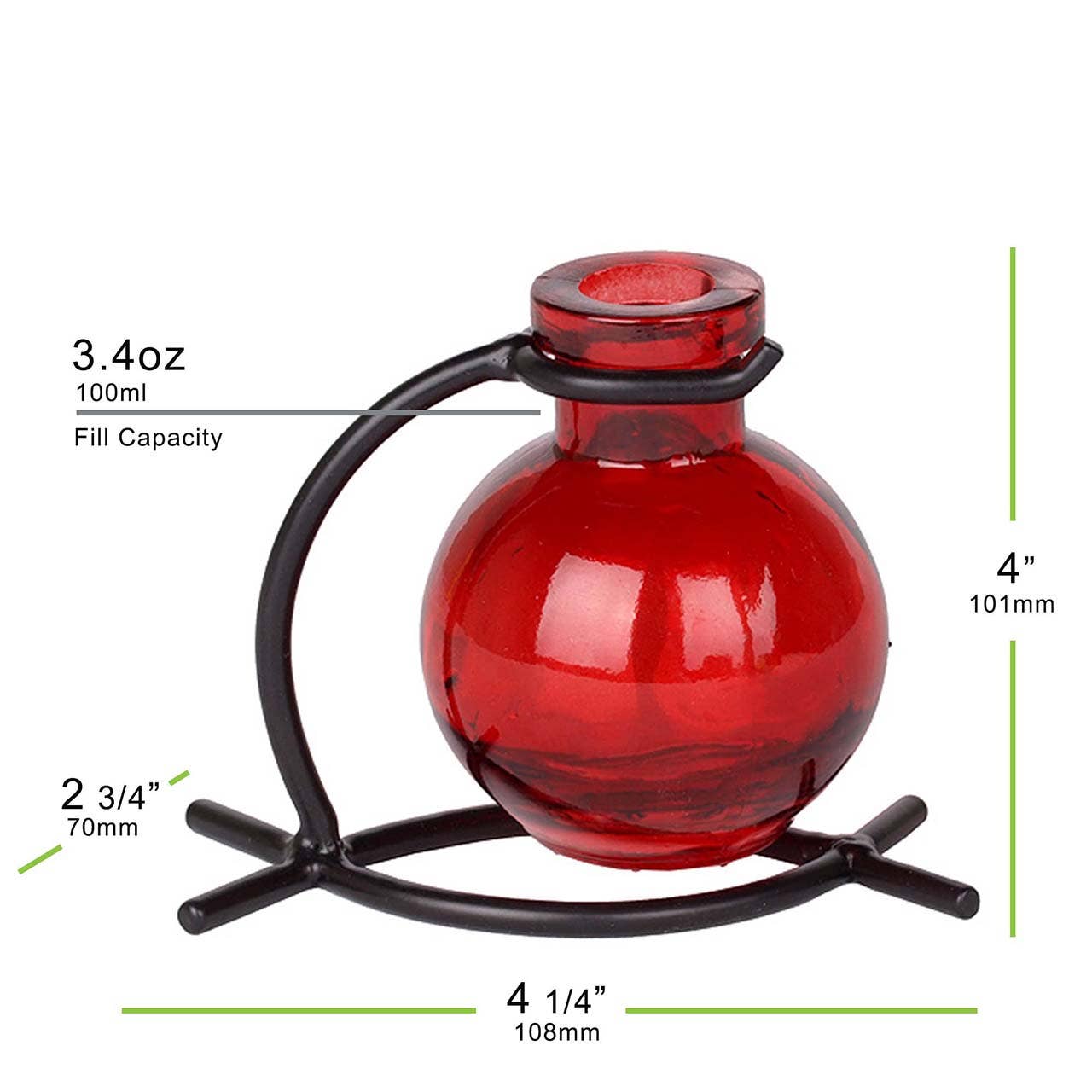 Couronne Co. - Wholesale Vase - Casablanca Vase, Red2