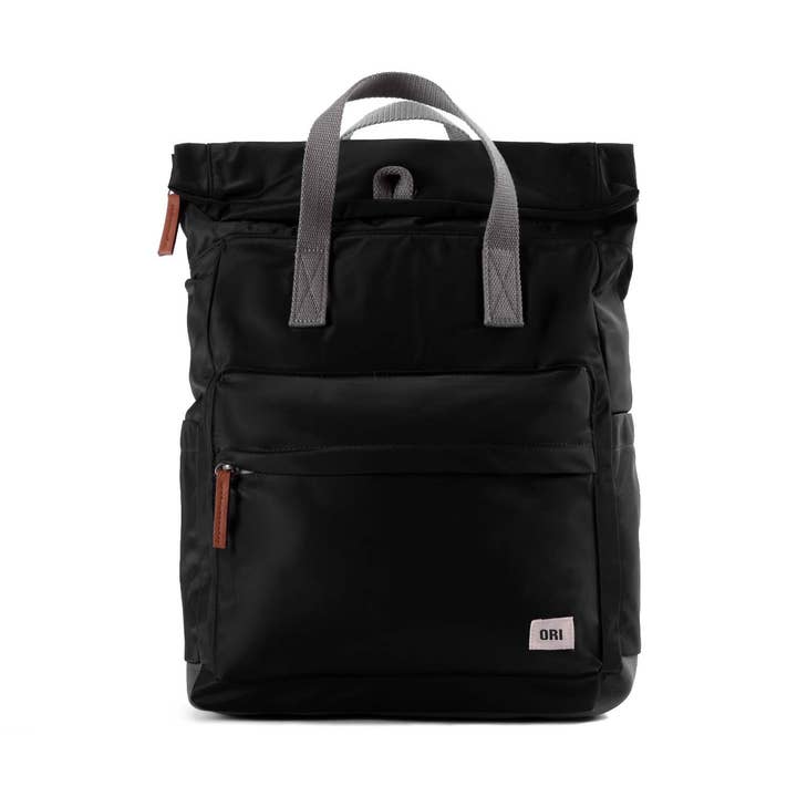 ORI London - Wholesale Backpack - Unisex - Canfield Medium Backpack in Black Nylon0