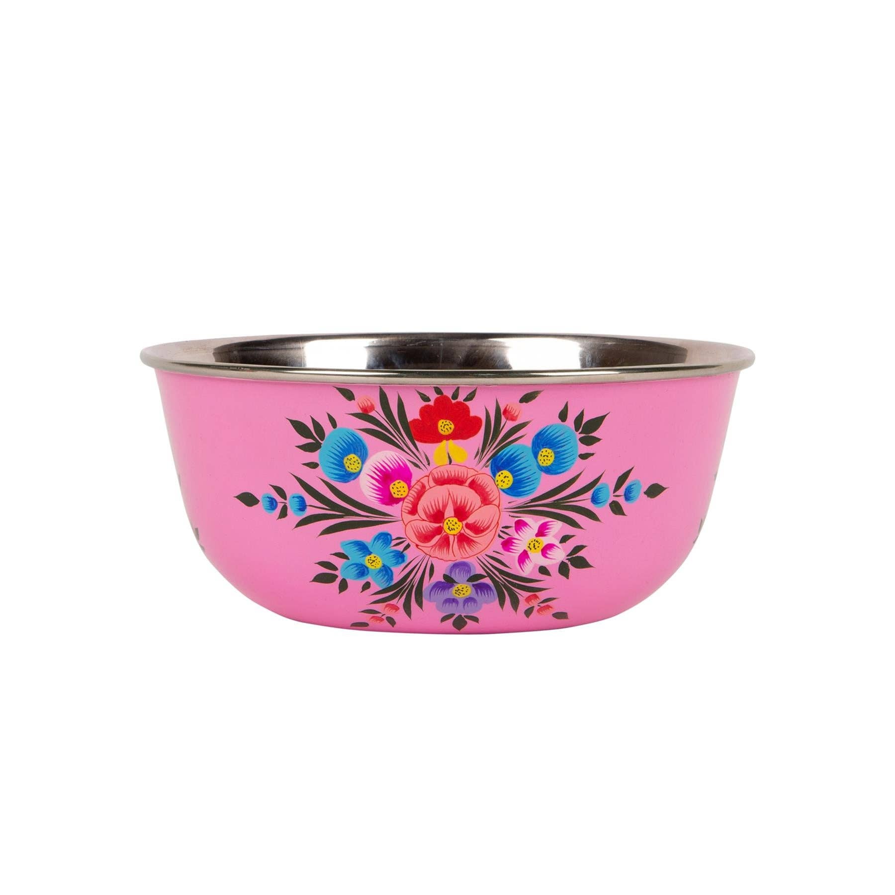 Rinkit Ltd – Tigela por atacado – Pansy Taça Piquenique Aço Inoxidável 16.5cm - By BillyCan0