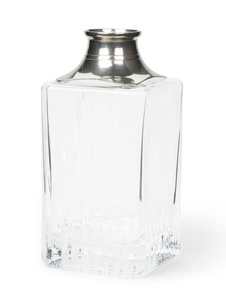 Silver Crest Crystal Decanter for wholesale by Madame Smart Ltd