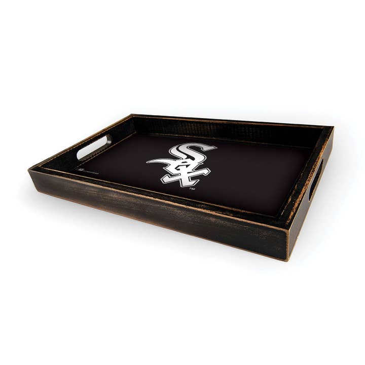 Fan Creations - Wholesale Serving Tray - Brightline MLB Chicago White Sox Logo Serving Tray1