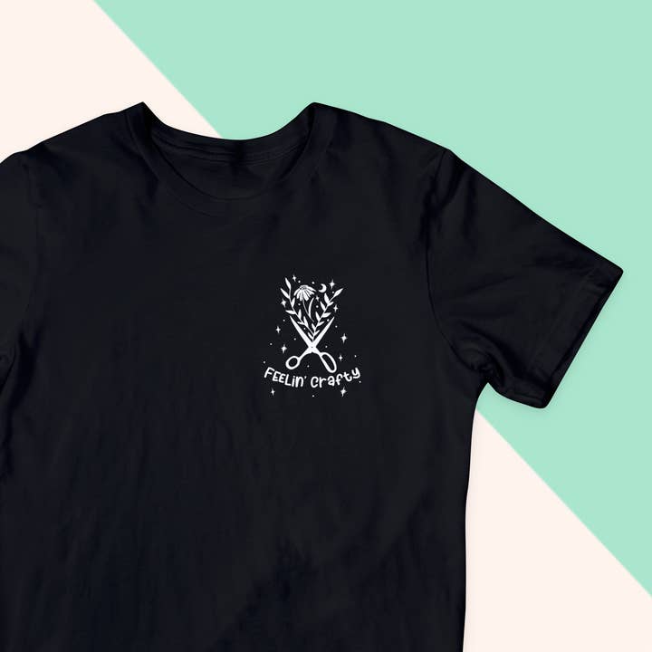 Feeling Crafty T-Shirt for wholesale by Fox and Floof